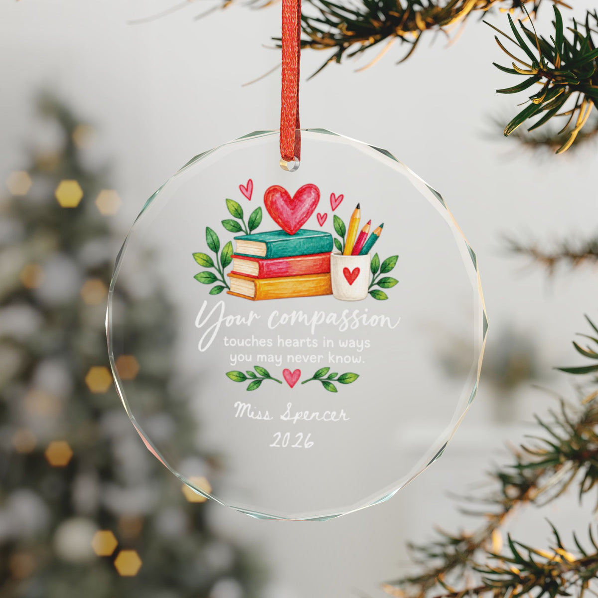 Signature Crystal Christmas Ornament