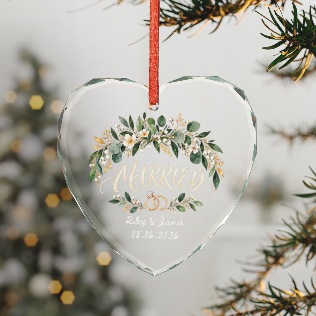 Signature Crystal Christmas Ornament