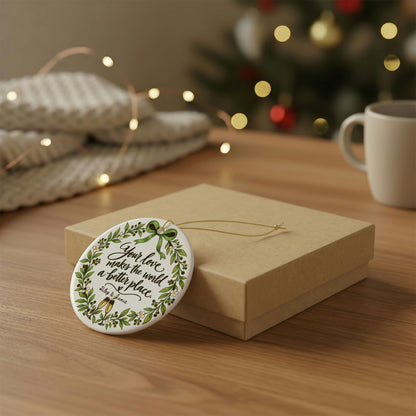 Heritage Single-Sided Ceramic Ornament