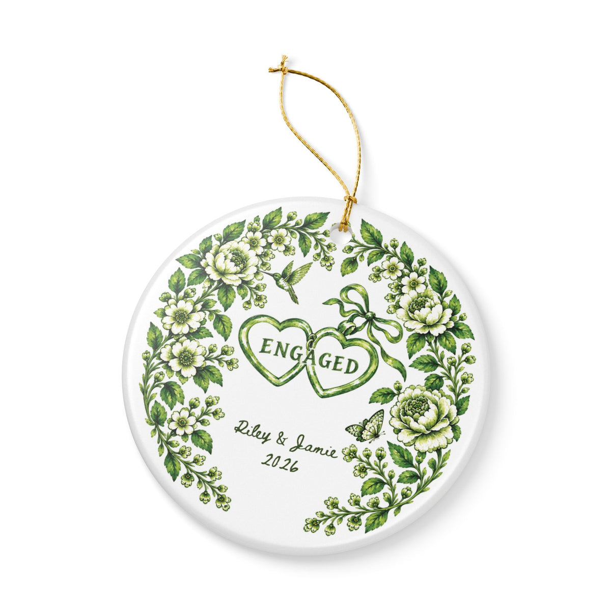 Heritage Single-Sided Ceramic Ornament